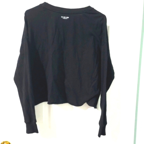 Calvin Klein Performance Women's Long Sleeve Logo T-Shirt Size L - Picture 2 of 13